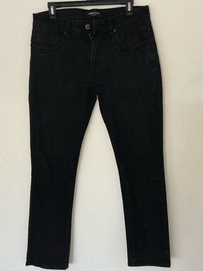 Kenneth Cole Men’s Black Slim Jeans 30x30